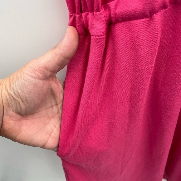 SWEATY BETTY woman pink activewear tie waist casual athletic casual dress M - Picture 9 of 10